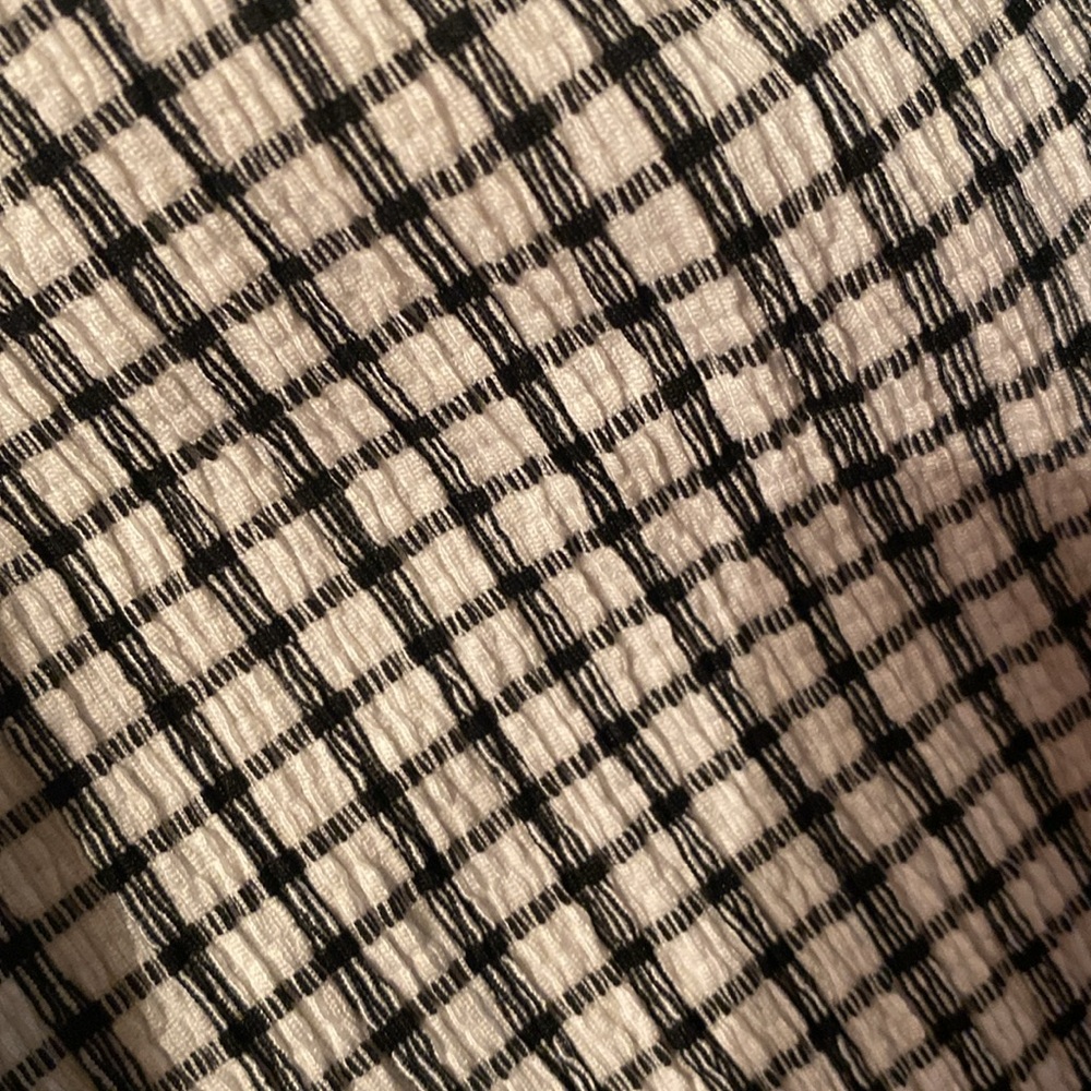 Zara Black & White Blouse - Picture 4 of 4